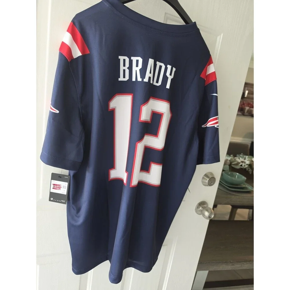 New England Patriots Tom Brady #12 Nike NFL Color Rush Legend Jersey Men XXL NEW